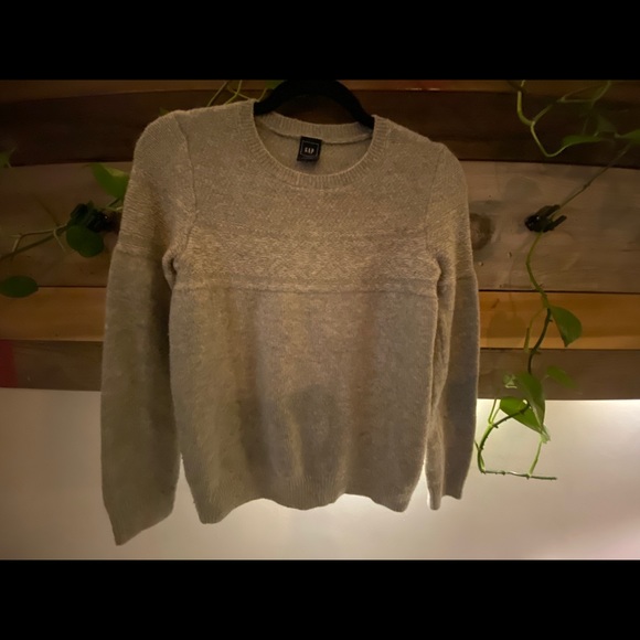 GAP Grey/Brown Knit Crew Neck Sweater - Size S 🖤 - Picture 3 of 7